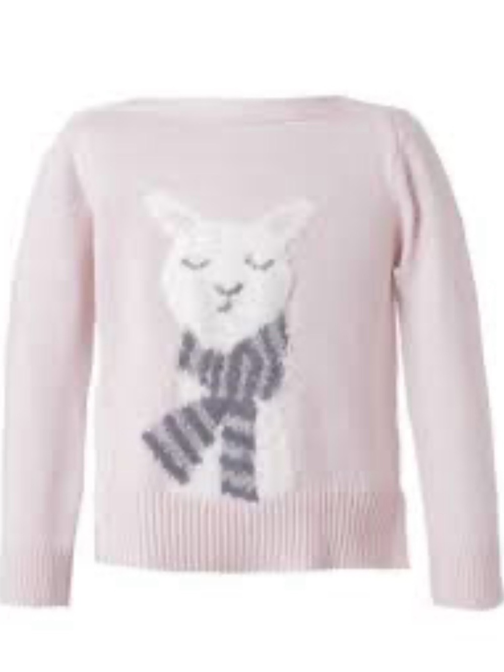 GAP Pink Kids Sweater with Wooly Llama - 5T